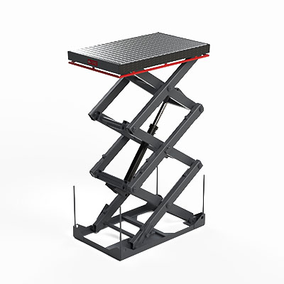 Гидравлический подъемный стол СПК Регион 1500х1000х2700 мм г/п 500 кг (трехножничный)