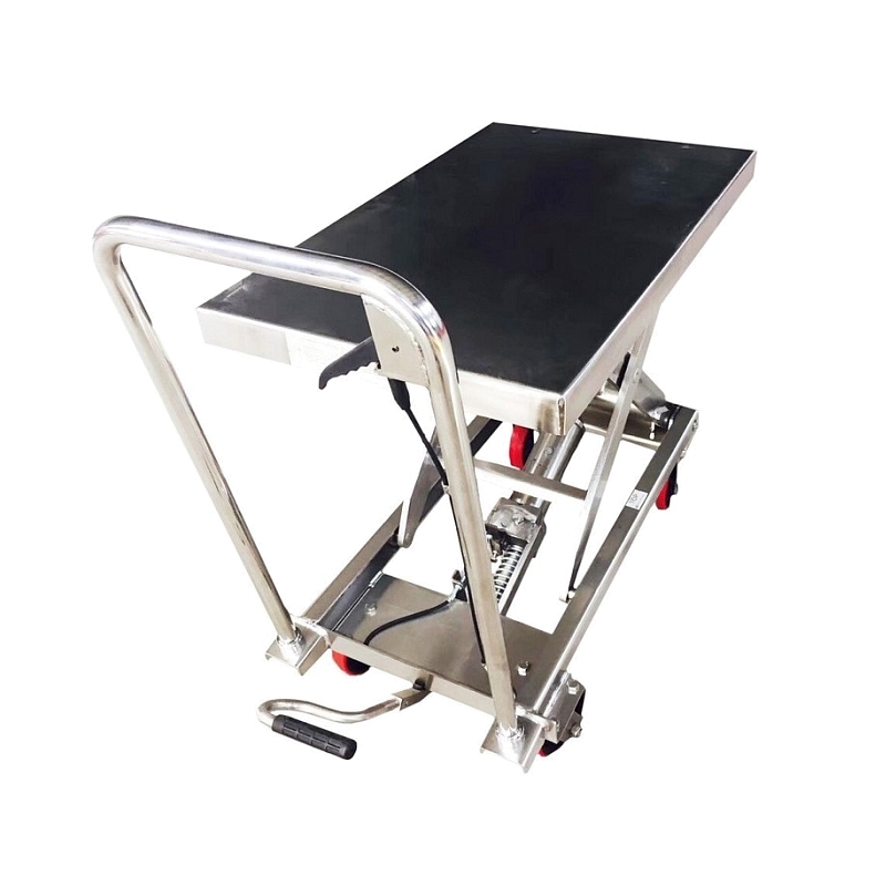 Гидравлический подъемный стол OXLIFT OX F-50 500 кг 900 мм 815х500х50 мм (из нержавеющей стали)