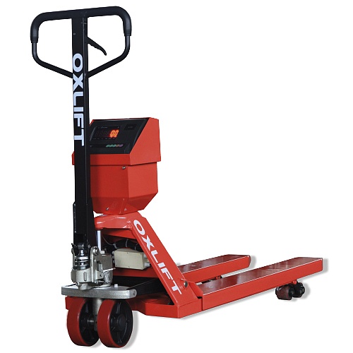 Ручная гидравлическая тележка с весами OXLIFT ОХ20-Scale