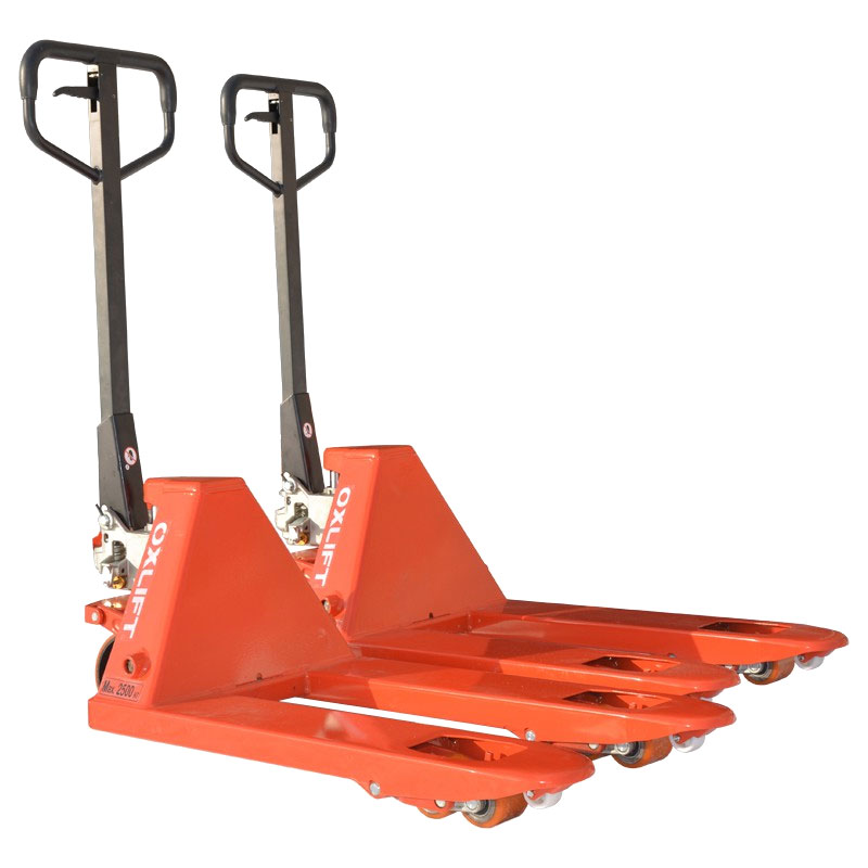 Коротковильная гидравлическая тележка OXLIFT OX25-PU100