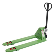 Тележка гидравлическая EURO-LIFT JD02 (г/п 2.5тн, L=1150мм, B=550мм) П/У колеса