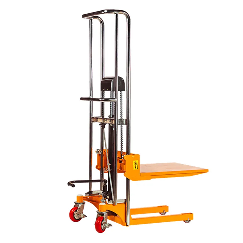 Мини-штабелер ручной SMARTLIFT PJ4150 400 кг; 1,5 м с вилами и площадкой
