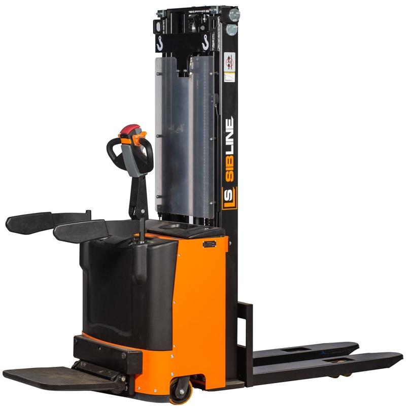 Штабелер электрический самоходный SIBLINE CL1545W 1,5Т 4,5М с платформой, cвинц-кислотн АКБ