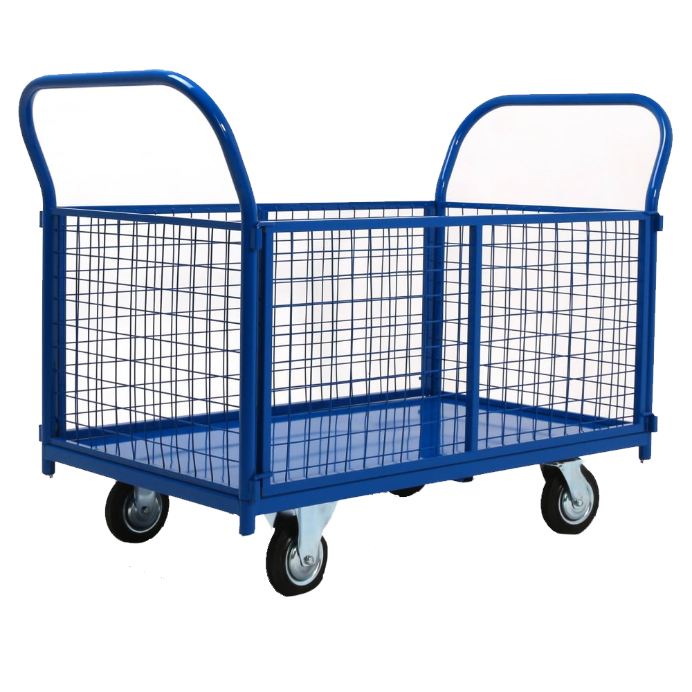 Платформенная бортовая тележка 500 мм, 160 мм Промышленник ПС-6.12 Платформенная бортовая тележка 500 мм, 160 мм Промышленник ПС-6.12