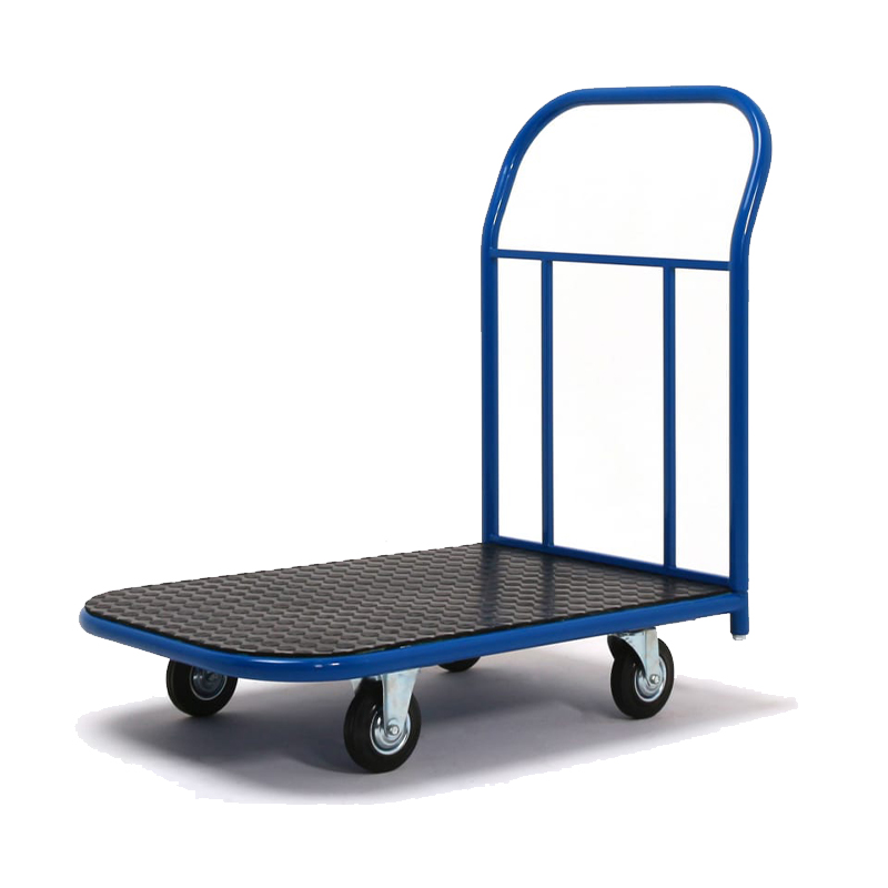 Платформенная тележка 200мм Промышленник ПР-8.18 с резиновым покрытием Платформенная тележка 200мм Промышленник ПР-8.18 с резиновым покрытием