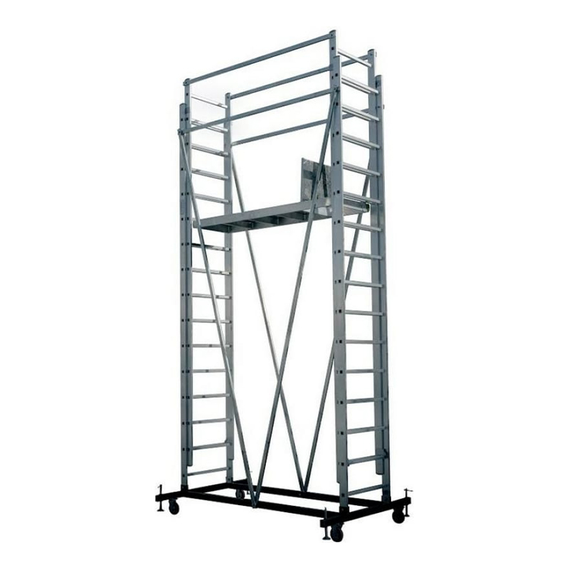 Алюминиевая вышка Тур Промышленник ПРОФИ 2х15 м, H=7 м ВТПА2157