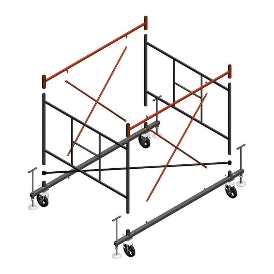 Вышка Промышленник ВПМ 1,6x2,0 H=14,8 м ВПМ16148 Вышка Промышленник ВПМ 1,6x2,0 H=14,8 м ВПМ16148