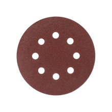 Круг шлифовальный на липучке PATRIOT, 125мм, Р60, 8 отверстий, 5 шт, диск абразивный