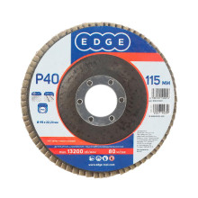 Круг лепестковый торцевой Edge 115х22.23 мм / P40 / шлифовальный диск / абразив Круг лепестковый торцевой Edge 115х22.23 мм / P40 / шлифовальный диск / абразив