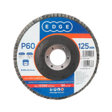 Круг лепестковый торцевой Edge 125х22,23мм / P60 / шлифовальный диск / абразив Круг лепестковый торцевой Edge 125х22,23мм / P60 / шлифовальный диск / абразив