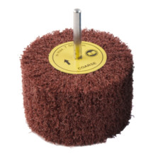 Абразивный шлифовальный валик на нетканевой основе с шпинделем 80x50x6 мм среднее зерно Абразивный шлифовальный валик на нетканевой основе с шпинделем 80x50x6 мм среднее зерно