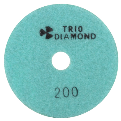 Алмазный гибкий шлифовальный круг Черепашка 100 мм №200 (мокрая шлифовка)