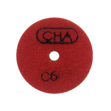 Алмазный гибкий шлифовальный диск CHA C6 50x7,0 №1 гранит wet красный Алмазный гибкий шлифовальный диск CHA C6 50x7,0 №1 гранит wet красный