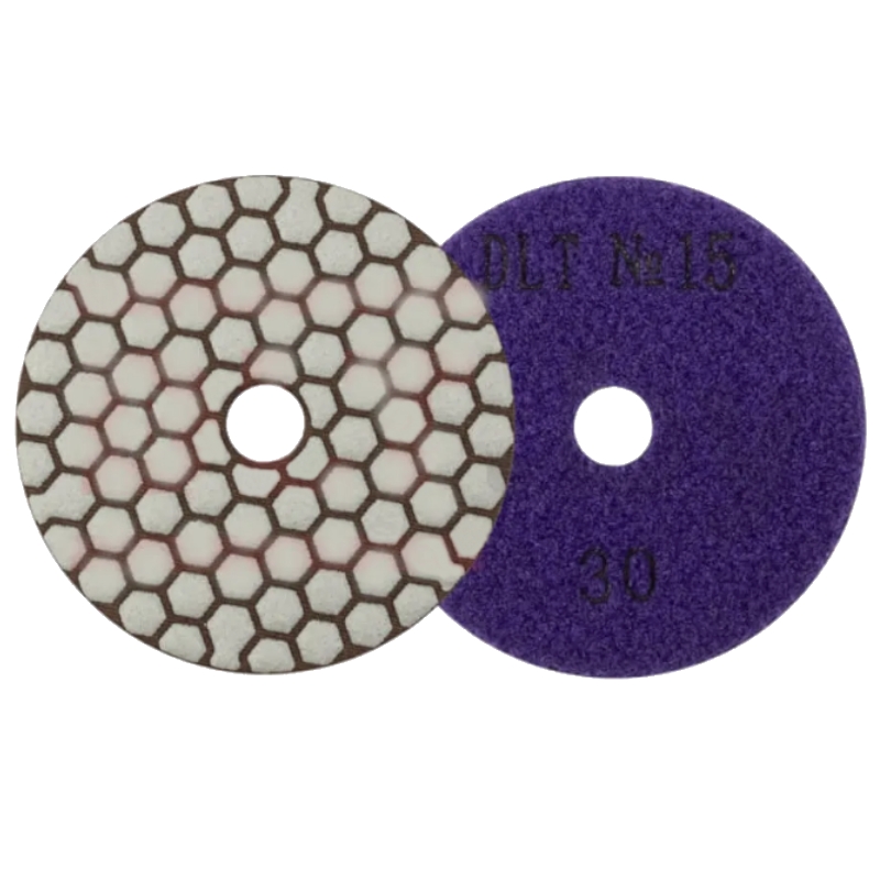 Круг алмазный гибкий шлифовальный DLT №15 #30 100 мм Круг алмазный гибкий шлифовальный DLT №15 #30 100 мм