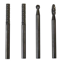Набор из 4 борфрез из Tungsten Carbide K30 (захват d 3 мм) Набор из 4 борфрез из Tungsten Carbide K30 (захват d 3 мм)