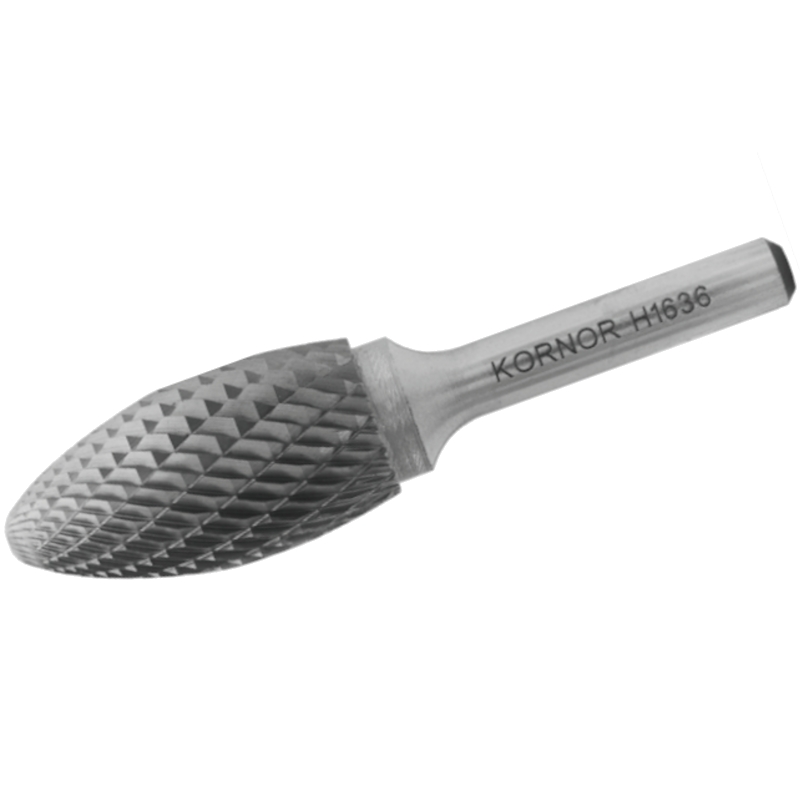 Борфреза пламевидная KORNOR H1232BM06L насечка двойная L=150мм Борфреза пламевидная KORNOR H1232BM06L насечка двойная L=150мм