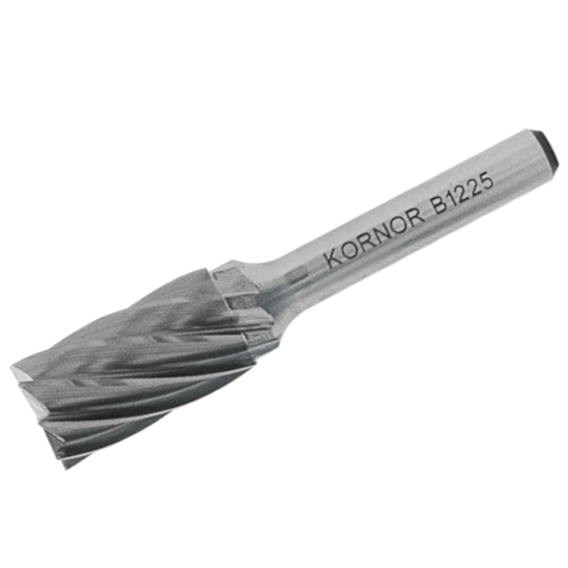 Борфреза цилиндрическая с торцом KORNOR B0613NFM03 по алюминию (крупная насечка) Борфреза цилиндрическая с торцом KORNOR B0613NFM03 по алюминию (крупная насечка)
