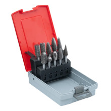 Набор твердосплавных борфрез RODMIX 10 шт, двойная насечка (A12, B12, C12, D12, E12, F12, G12, H12, L12, M12) Набор твердосплавных борфрез RODMIX 10 шт, двойная насечка (A12, B12, C12, D12, E12, F12, G12, H12, L12, M12)