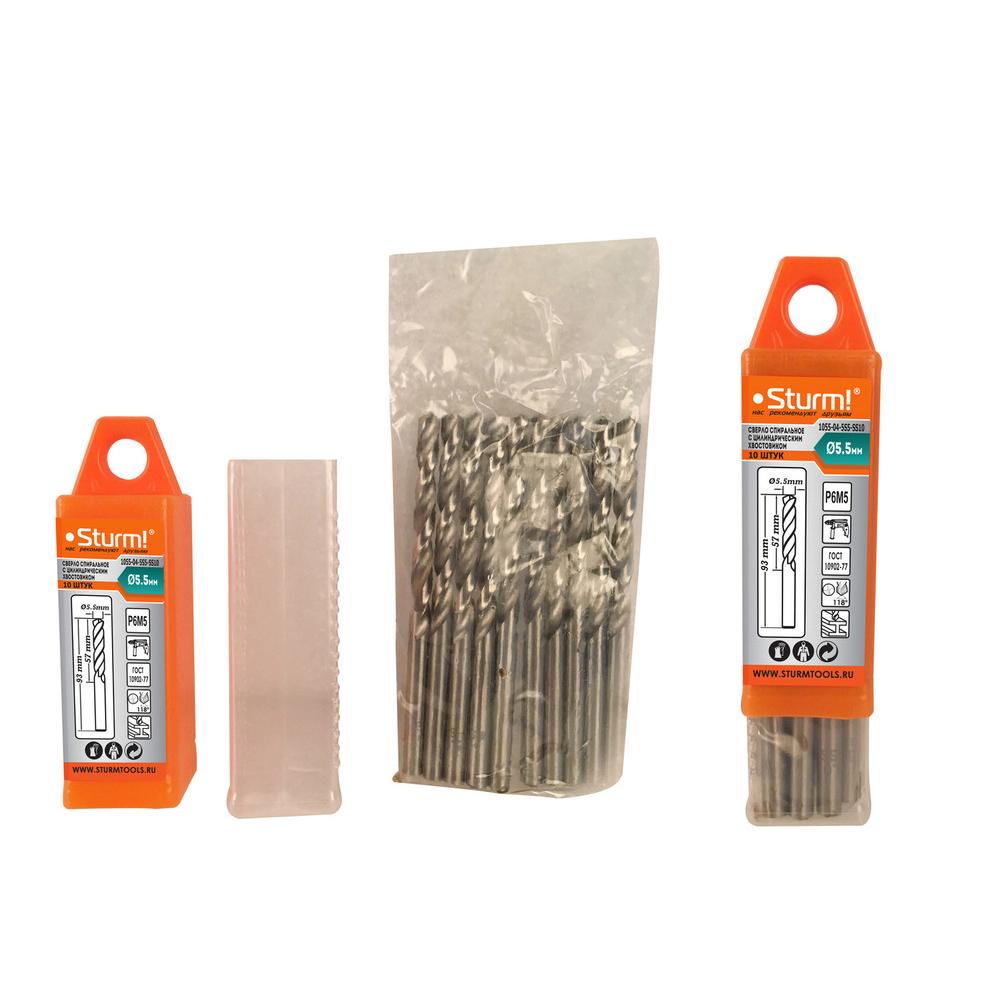 Сверло по металлу Sturm! 1055-04-5S5-SS10