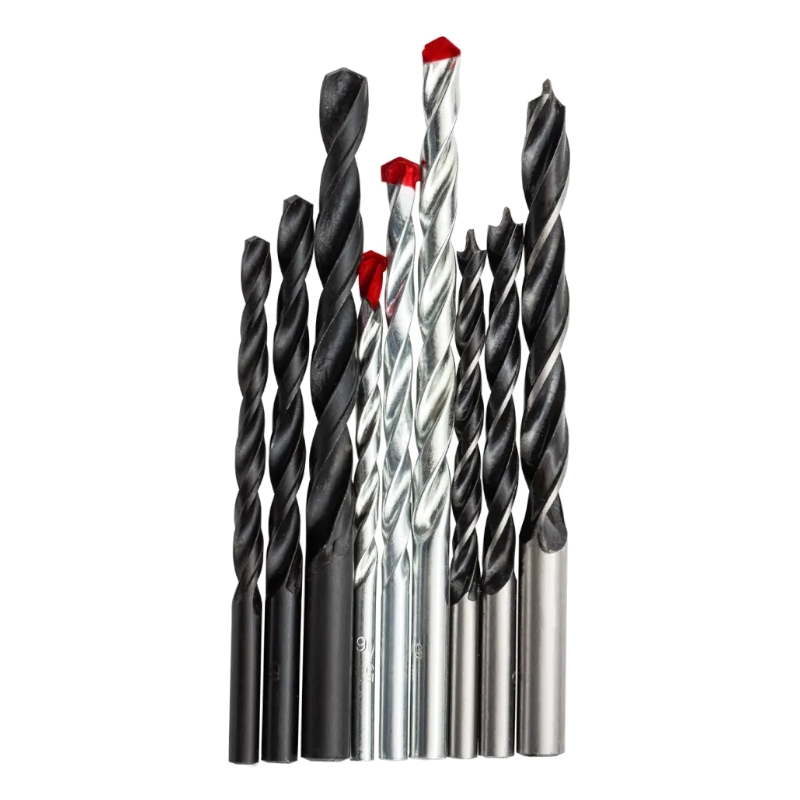 Набор сверл по бетону, металлу, дереву Sparta 5-6-8 мм, 9 шт, цилиндрический хвостовик Набор сверл по бетону, металлу, дереву Sparta 5-6-8 мм, 9 шт, цилиндрический хвостовик