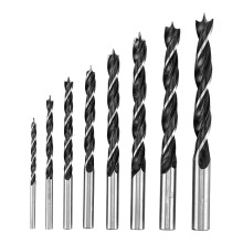 Набор сверл по дереву, 3-4-5-6-7-8-9-10 мм, 8 шт, цилиндрический хвостовик Sparta Набор сверл по дереву, 3-4-5-6-7-8-9-10 мм, 8 шт, цилиндрический хвостовик Sparta