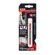 Сверло универсальное тв. спл. METALLICA Ultra 5x80, спиральное, по плитке, кирпичу Сверло универсальное тв. спл. METALLICA Ultra 5x80, спиральное, по плитке, кирпичу