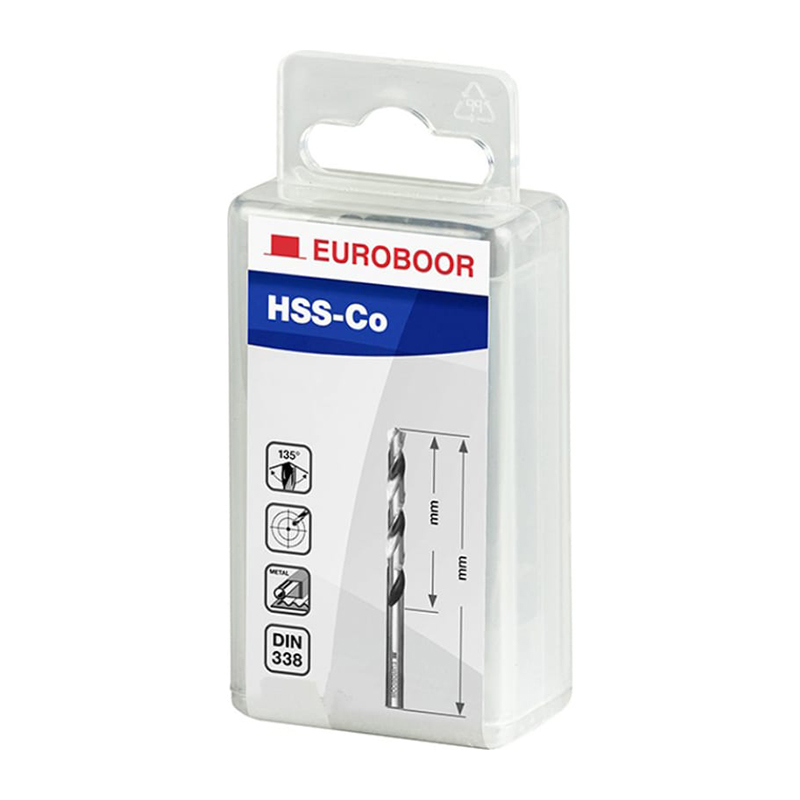 Набор спиральных сверл (5 шт) Hss-Co d 12,5 мм Набор спиральных сверл (5 шт) Hss-Co d 12,5 мм