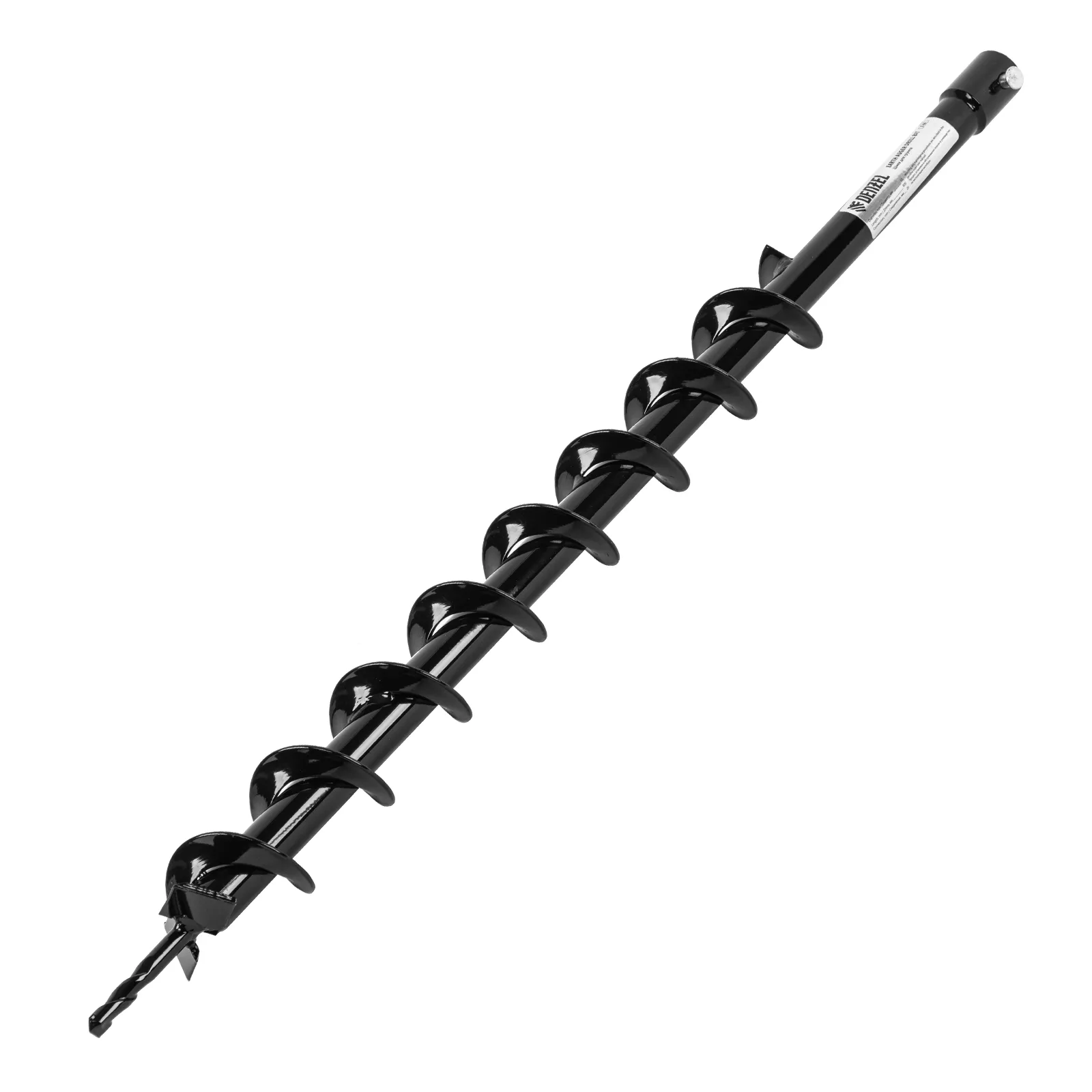 Шнек для грунта Denzel E-60, диаметр 60 мм, длина 800 мм,соединение 20 мм, несъемный нож Шнек для грунта Denzel E-60, диаметр 60 мм, длина 800 мм,соединение 20 мм, несъемный нож