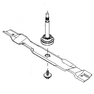 Нож трактора 26 дюймов М95-66Х Husqvarna 5324390-52