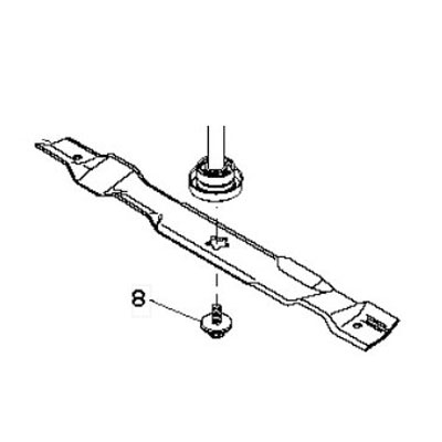 Нож трактора 38 дюймов Husqvarna 5321939-57 Нож трактора 38 дюймов Husqvarna 5321939-57
