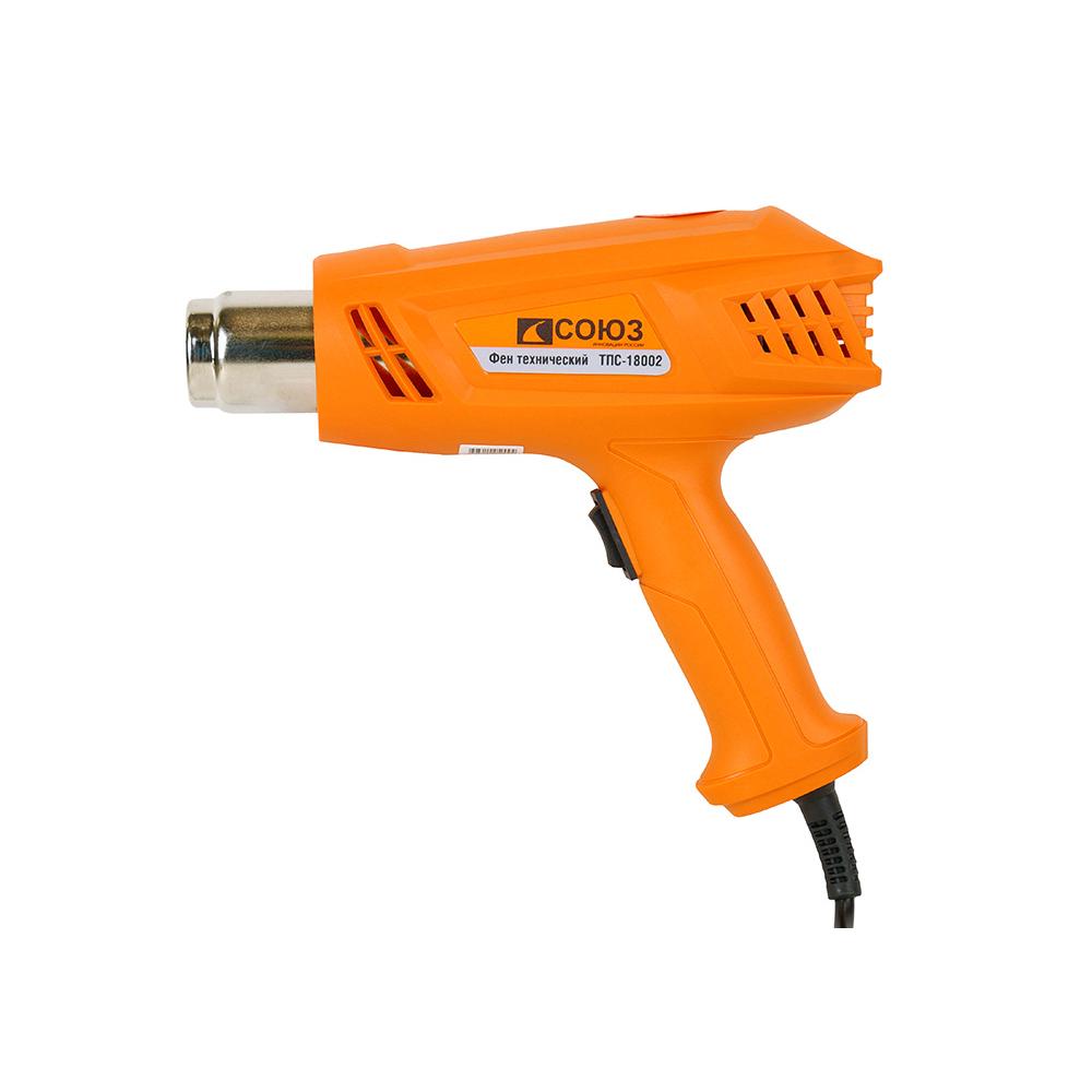 Фен технический Союз 1800 Вт (2 ступени, 2 насадки) Фен технический Союз 1800 Вт (2 ступени, 2 насадки)