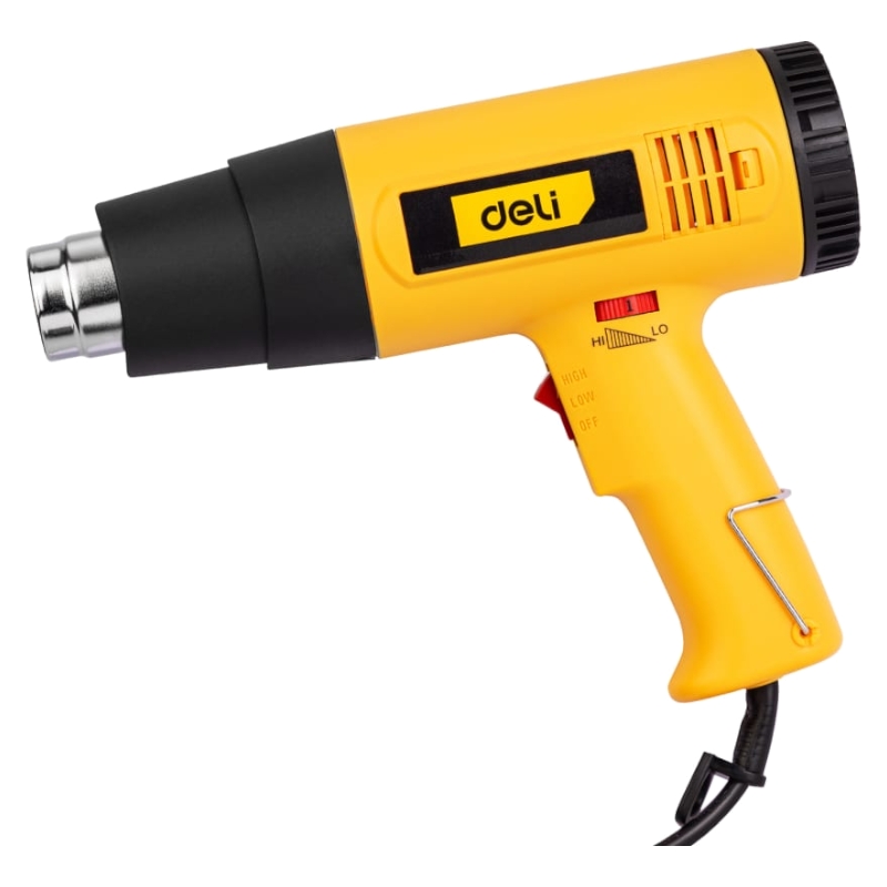Термопистолет (технический фен) DELI DL5318 (1600Вт, рабочая температура 100-590 град) 103019 Термопистолет (технический фен) DELI DL5318 (1600Вт, рабочая температура 100-590 град) 103019
