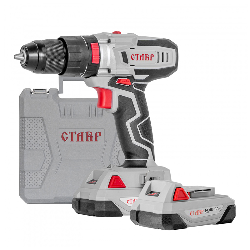 Дрель-шуруповерт аккумуляторная СТАВР ДА-14,4/2 УК Дрель-шуруповерт аккумуляторная СТАВР ДА-14,4/2 УК