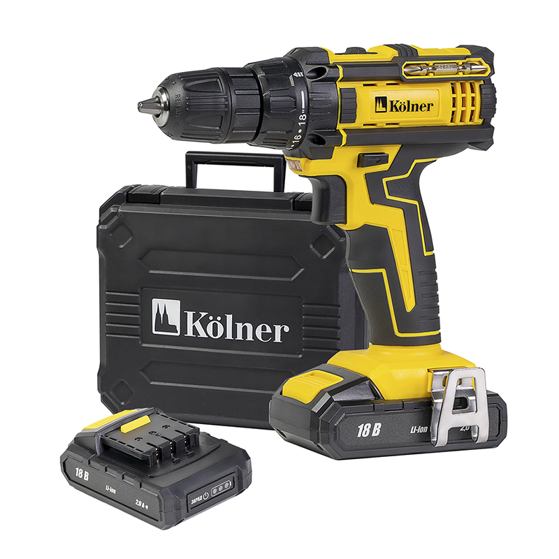Аккумуляторная дрель-шуруповерт KOLNER KCD 18/2LC Аккумуляторная дрель-шуруповерт KOLNER KCD 18/2LC