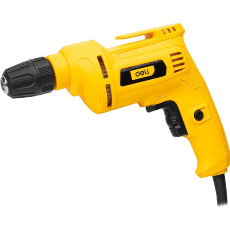 Дрель электрическая сетевая безударная DELI DL-DZ10-E1 (БЗП, ф10мм, 500Вт, 3000об/мин, реверс) Дрель электрическая сетевая безударная DELI DL-DZ10-E1 (БЗП, ф10мм, 500Вт, 3000об/мин, реверс)