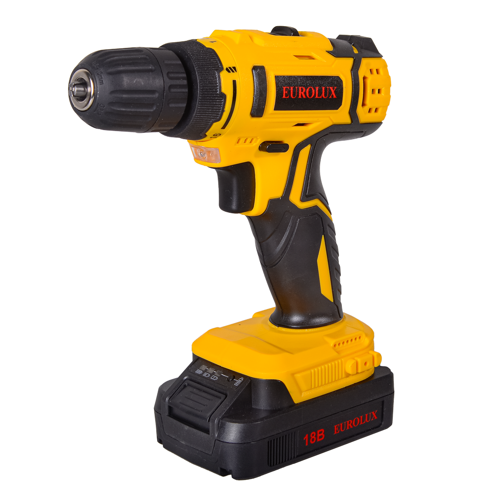 Дрель-шуруповерт аккумуляторная Eurolux ДА-18/2Li Дрель-шуруповерт аккумуляторная Eurolux ДА-18/2Li