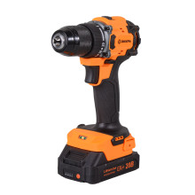 Дрель-шуруповерт аккумуляторная Вихрь ДА-20Л-2К/БП 2,0 А/ч бесщеточный двигатель, 70Нм Дрель-шуруповерт аккумуляторная Вихрь ДА-20Л-2К/БП 2,0 А/ч бесщеточный двигатель, 70Нм