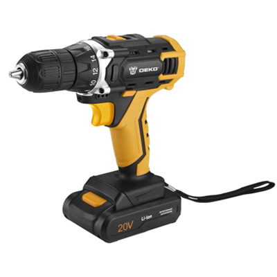 Аккумуляторная дрель 20В DEKO DKCD20FU-Li