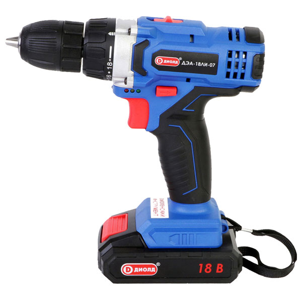 Дрель-шуруповерт аккумуляторная ДИОЛД ДЭА-18ЛИ-07 Дрель-шуруповерт аккумуляторная ДИОЛД ДЭА-18ЛИ-07