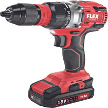 Дрель-шуруповерт аккумуляторная FLEX DD 2G 18.0- EC / 2.5 Set