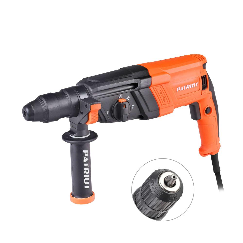 Перфоратор электрический PATRIOT RH 287Q, 1065Вт, 5500уд/мин, SDS+, QCC