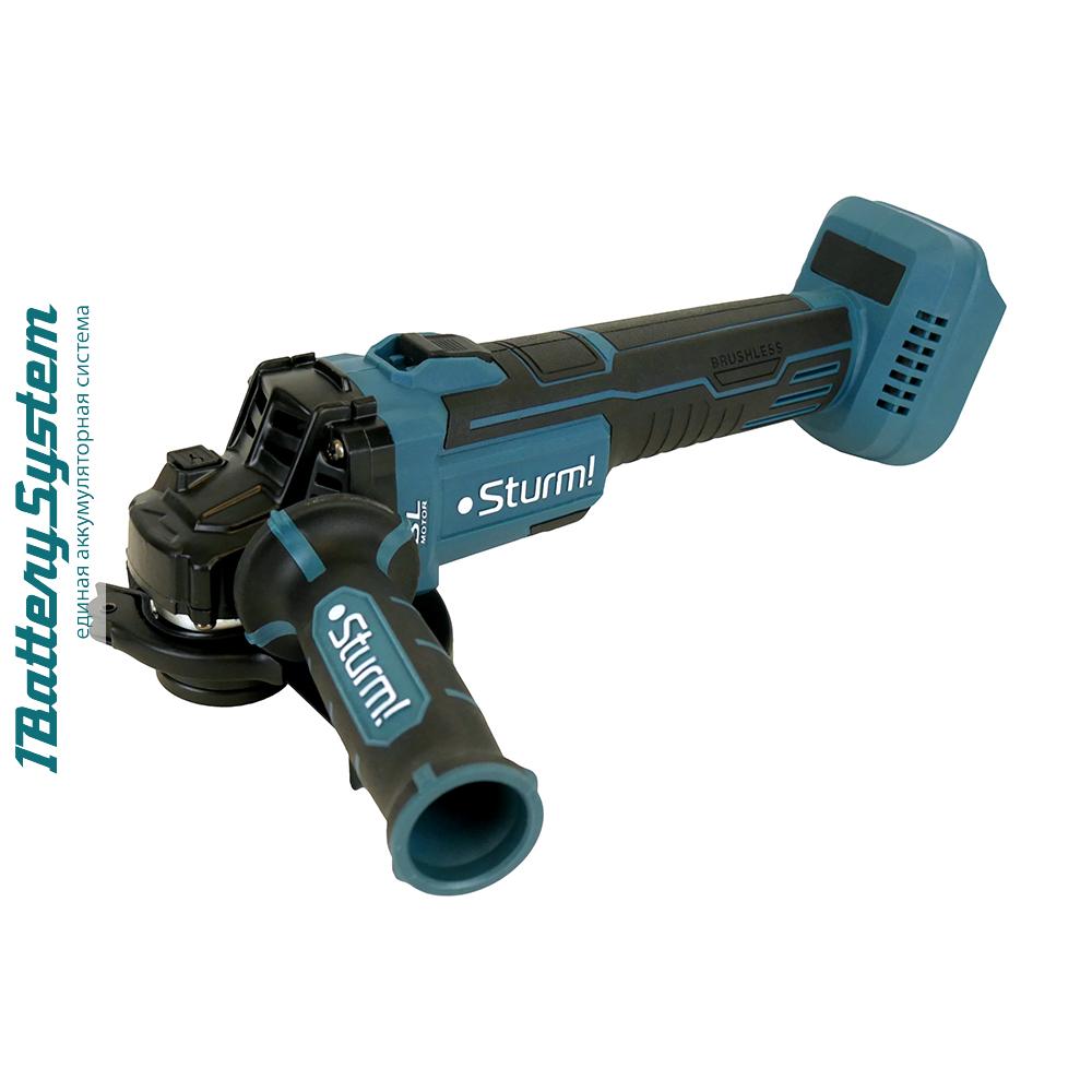 Аккумуляторная УШМ Sturm! CAG1812BL 1BatterySystem Аккумуляторная УШМ Sturm! CAG1812BL 1BatterySystem
