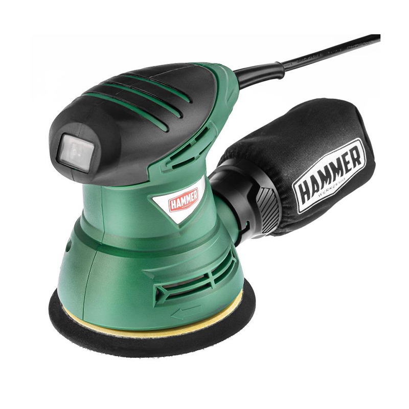 Шлифмашина эксцентриковая орбитальная Hammer OSM260A 260Вт диаметр 125мм 12000об/мин
