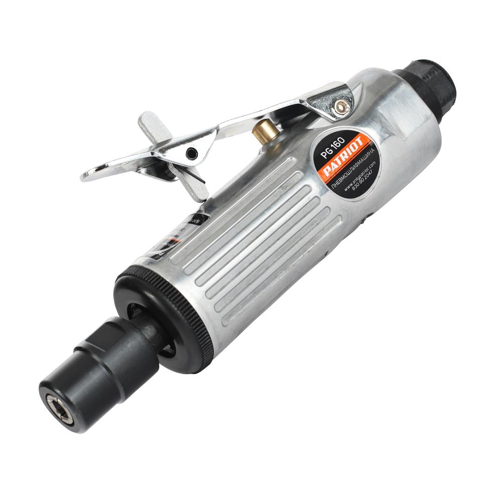 Пневмошлифмашина PATRIOT PG 160 6бар, штуцер 1/4 Пневмошлифмашина PATRIOT PG 160 6бар, штуцер 1/4