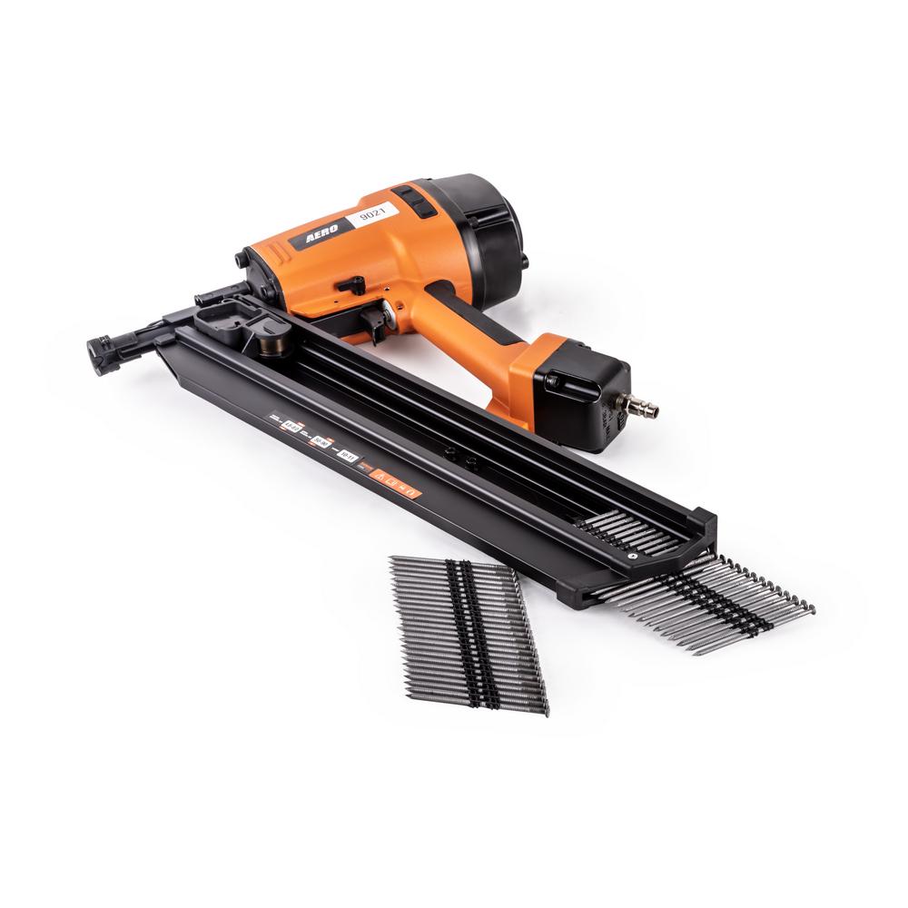 Пневматический гвоздезабивной пистолет – реечный нейлер FoxWeld 9021