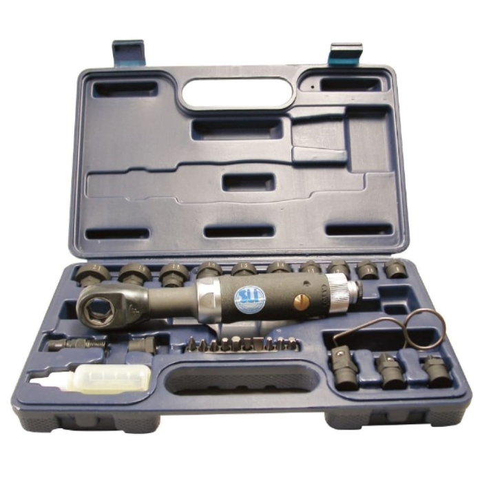 Гайковерт пневматический Sumake ST-5510K (с набором сквозных головок) Гайковерт пневматический Sumake ST-5510K (с набором сквозных головок)