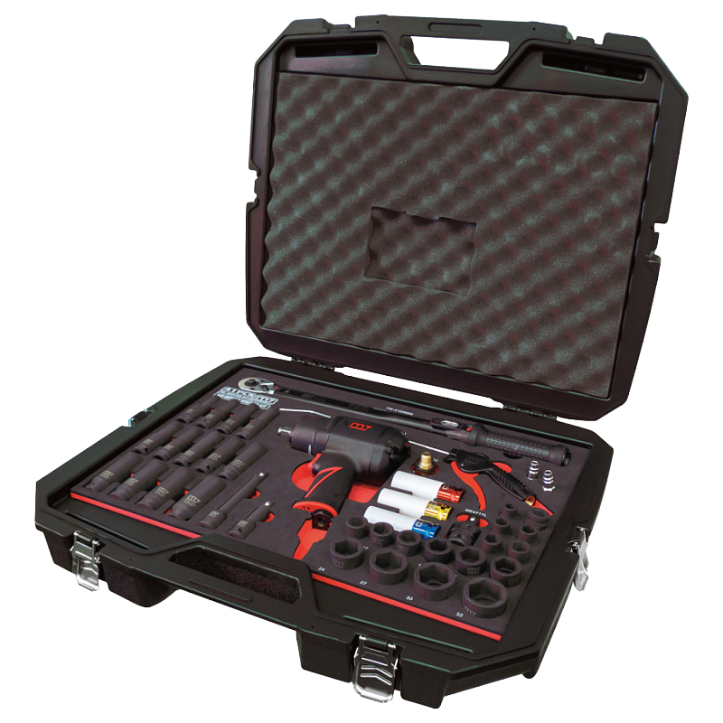 Набор пневмоинструмента MIGHTY SEVEN NC-4255QC 1/2 с принадлежностями, кейс, 41 предмет Набор пневмоинструмента MIGHTY SEVEN NC-4255QC 1/2 с принадлежностями, кейс, 41 предмет